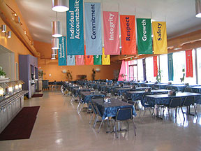 San Jose Job Corps Center Cafeteria, All photos provided by courtesy of Job Corps center operators under contract to the US Department of Labor.